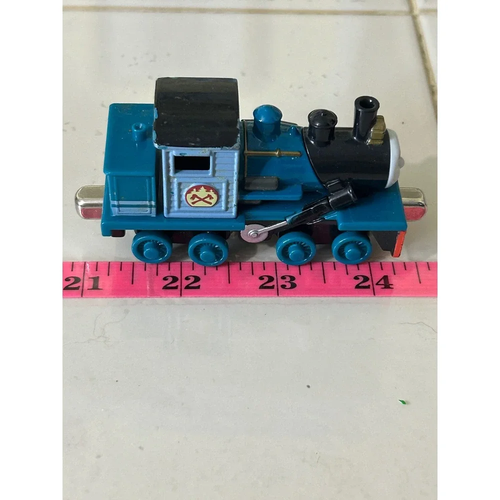 Thomas & Friends Take Along Mighty Mac Diecast Train Engine and Tender Set Blue